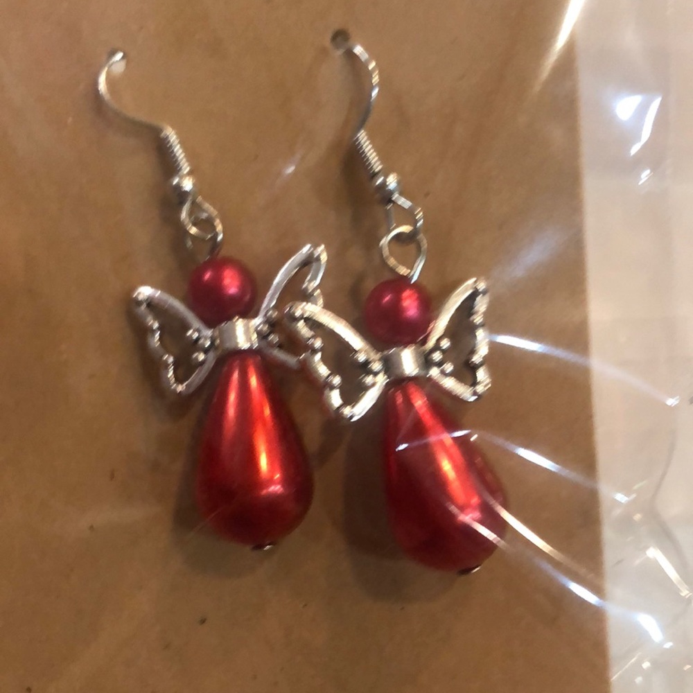 Angel earrings